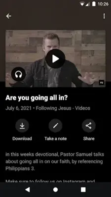 Following Jesus android App screenshot 6